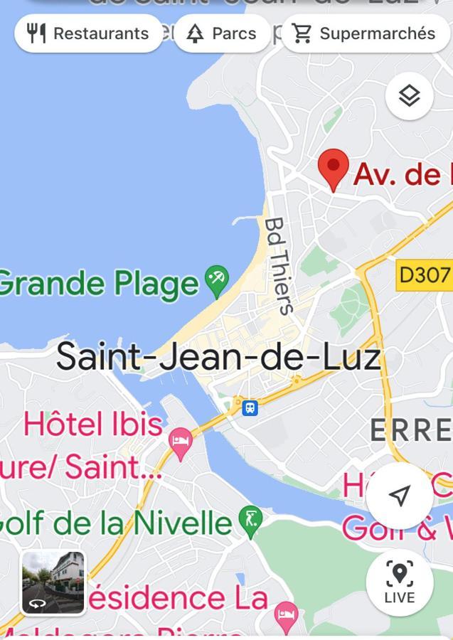 2 Pieces A 300M De La Grande Plage - 2 A 5 Couchages Сен-Жан-де-Люз Экстерьер фото